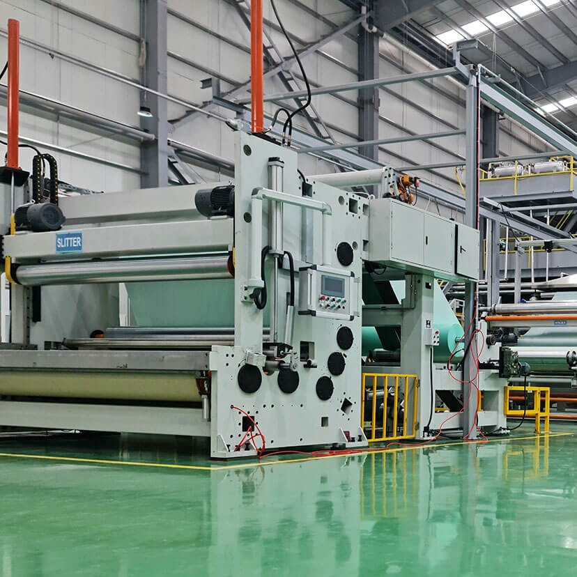 The largest machine of Non-woven fabric in the largest manufacturing warehouse in Jordan